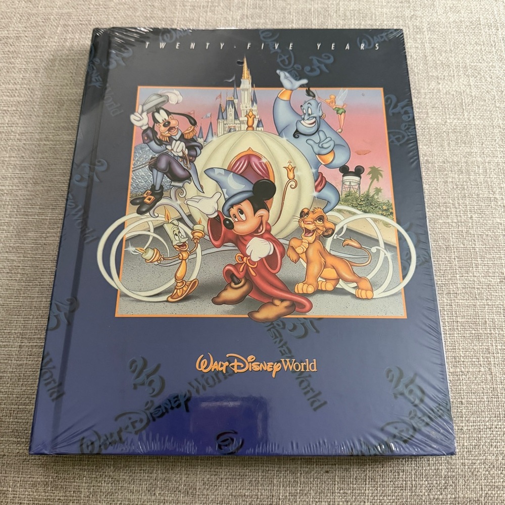 SEALED Vintage Walt Disney World 25th Anniversary Book